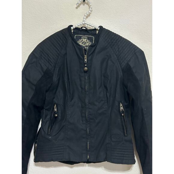 Roland Sands Design Jacket Women's Size Medium Motorcycle Utility Padded Coat - Picture 2 of 12